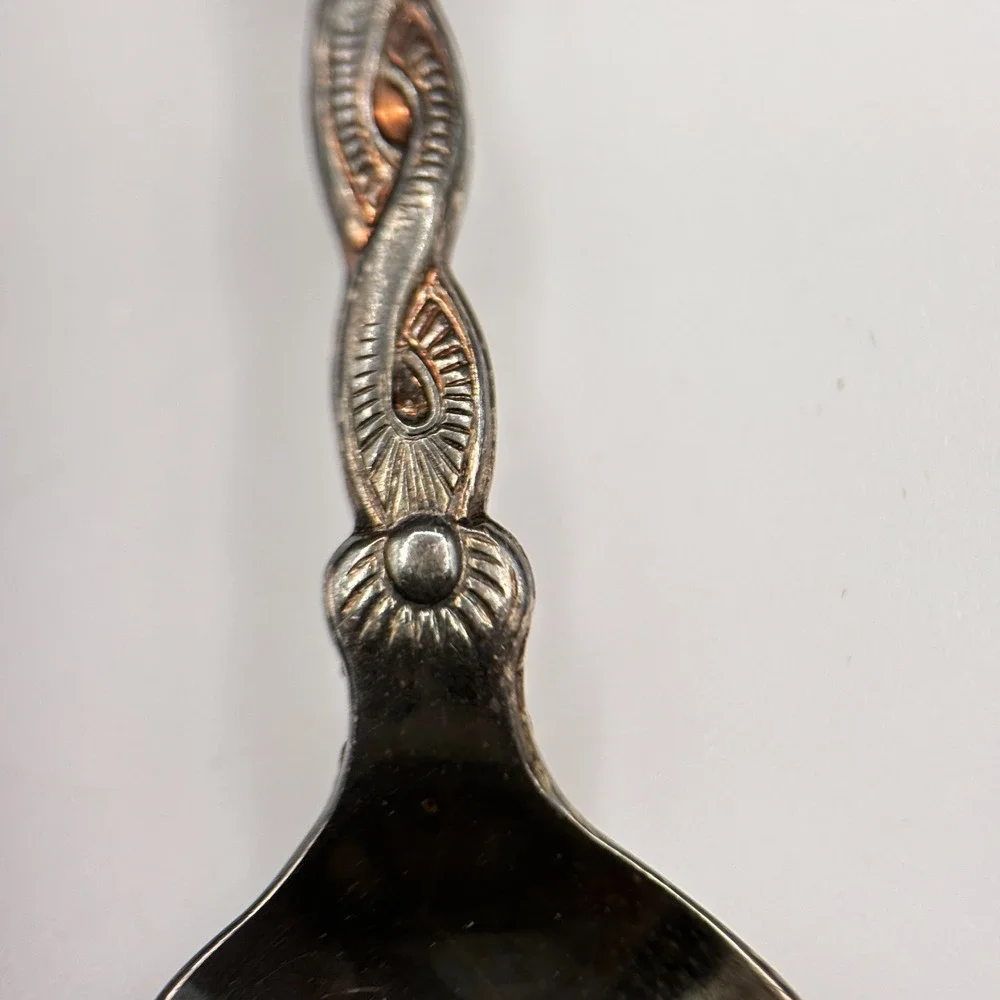 VTG 80s‎ Mount St. Helens Souvenir Collector Spoon Volcano Eruption Silver Tone